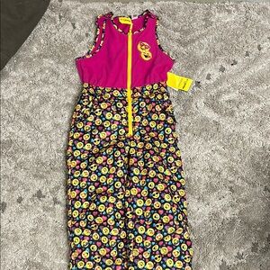 Emoji Print Kids Jumpsuit